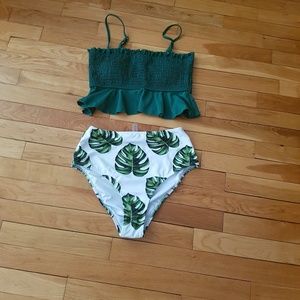 Cupshe 2 Piece High Wasted Bikini Set